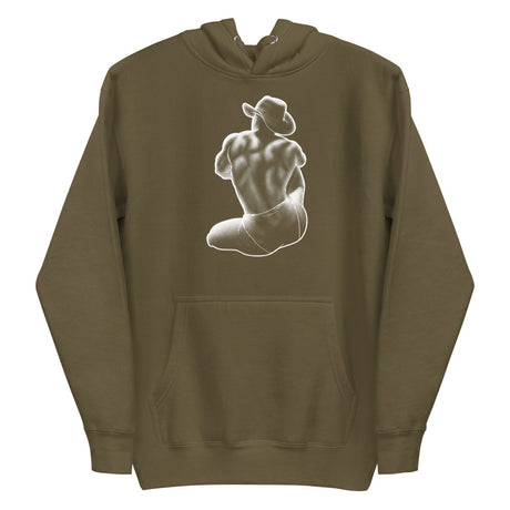 Bikini Cowboy (Hoodie) - Military Green