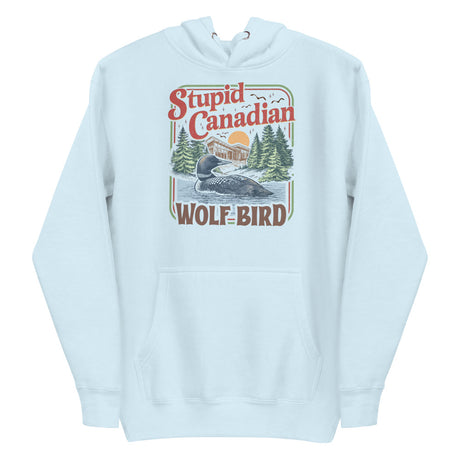 Wolf Bird (Hoodie) - Sky Blue
