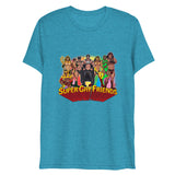 Supergay Friends (Triblend) - Aqua Triblend