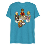 Golden Girls Blocks (Triblend) - Aqua Triblend