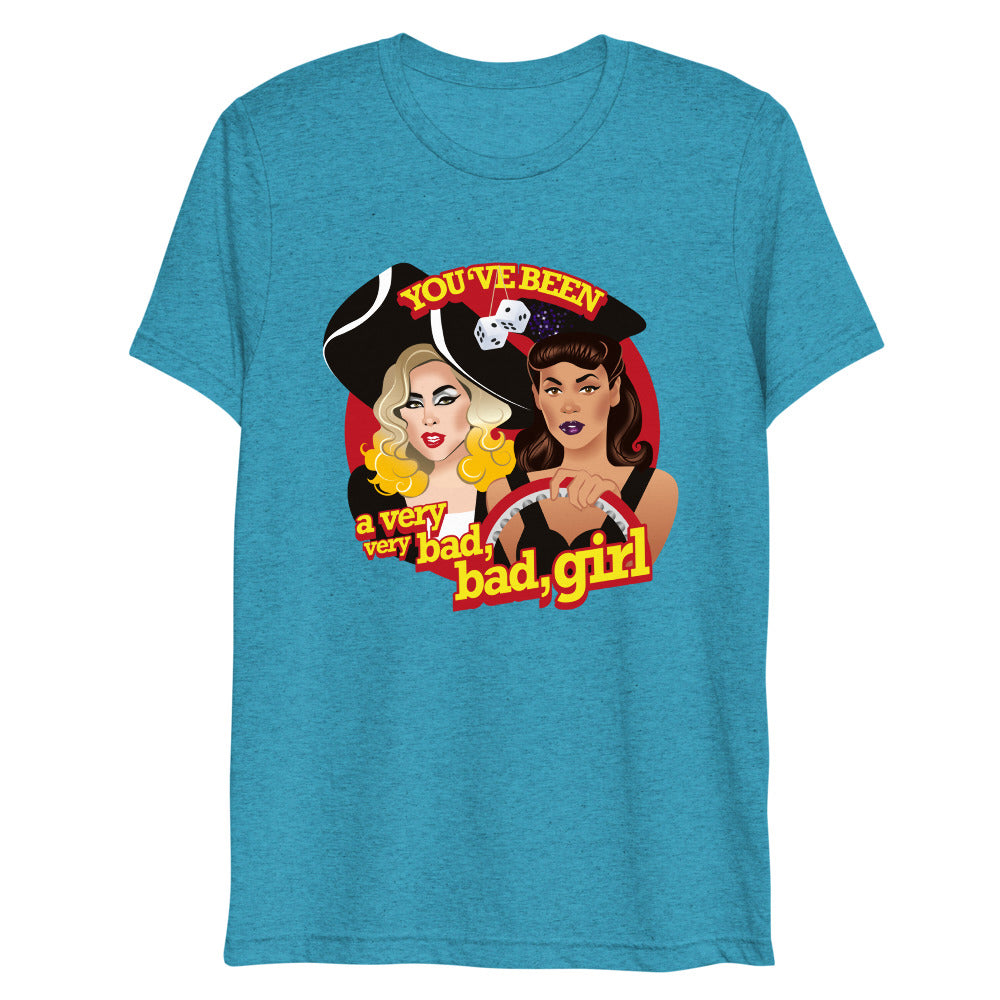 Bad Girl (Triblend) - Aqua Triblend