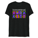 Homosexual Audacity (Triblend) - Charcoal-Black Triblend