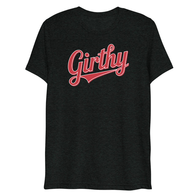 Girthy Text (Triblend) - Charcoal-Black Triblend