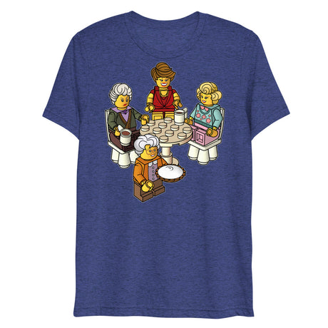 Golden Girls Blocks (Triblend) - Navy Triblend