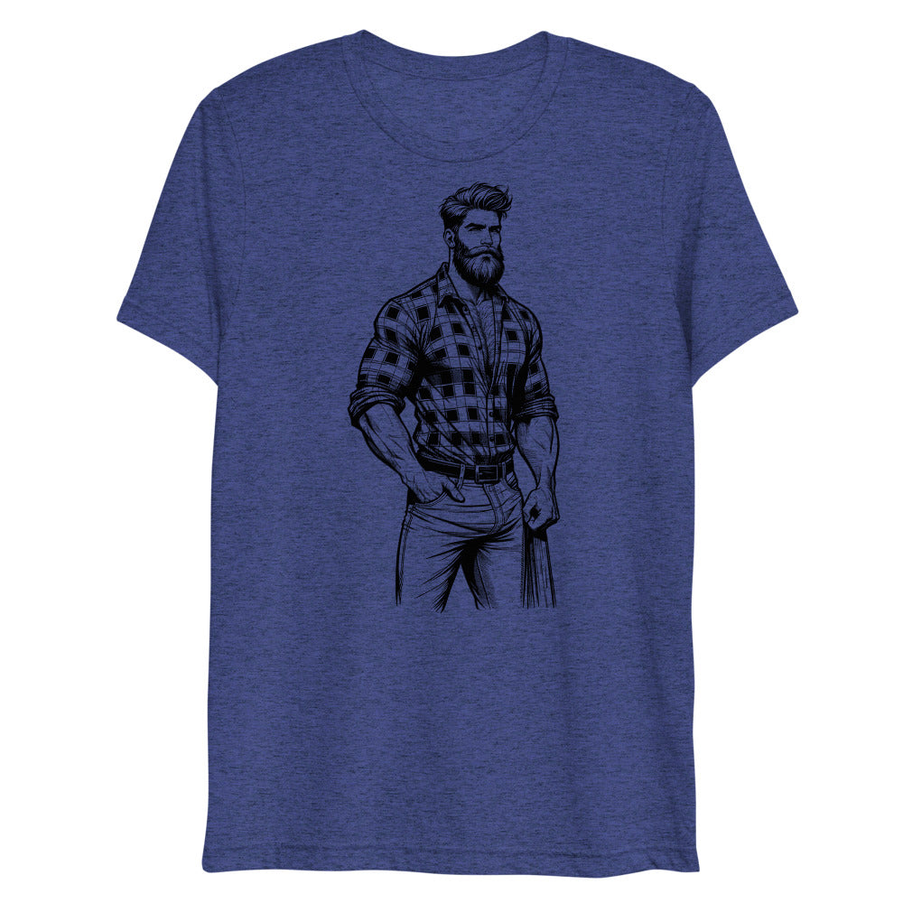 Lumbersexual (Triblend) - Navy Triblend