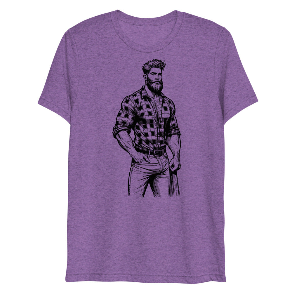 Lumbersexual (Triblend) - Purple Triblend