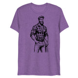 Lumbersexual (Triblend) - Purple Triblend