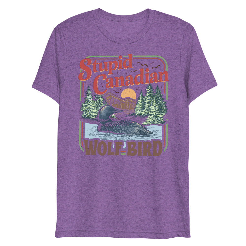 Wolf Bird (Triblend) - Purple Triblend