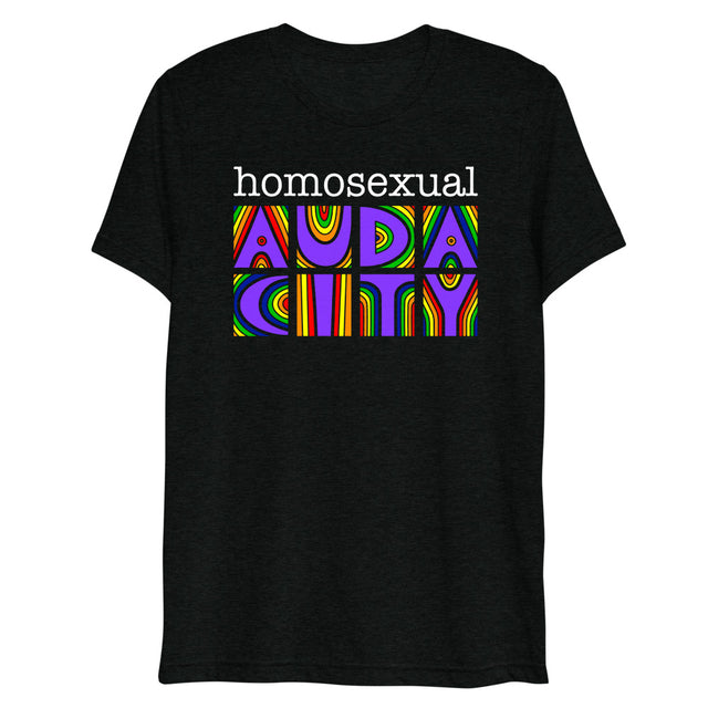 Homosexual Audacity (Triblend) - Solid Black Triblend