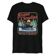 Wolf Bird (Triblend) - Solid Black Triblend