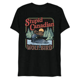 Wolf Bird (Triblend) - Solid Black Triblend