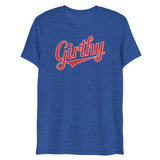 Girthy Text (Triblend) - True Royal Triblend