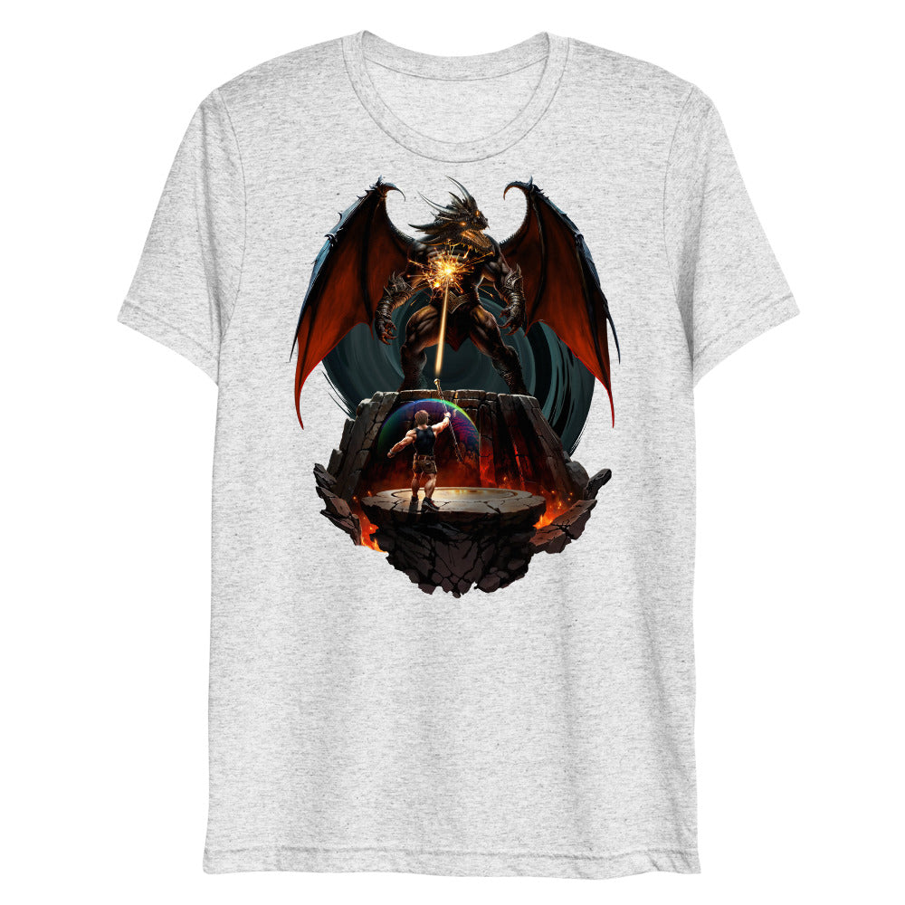 Dungeons and Daddies (Triblend) - White Fleck Triblend