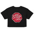 Don't Stop (Crop Top) - Black
