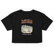 Playa de la Bassa Rodone (Crop Top) - Black