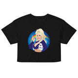 Here Comes the Rainbow (Crop Top) - Black