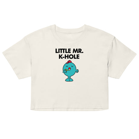 Little Mr. K-Hole (Crop Top) - Ecru