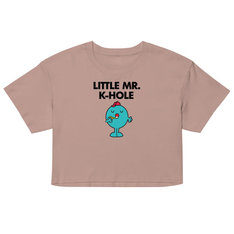 Little Mr. K-Hole (Crop Top) - Hazy Pink