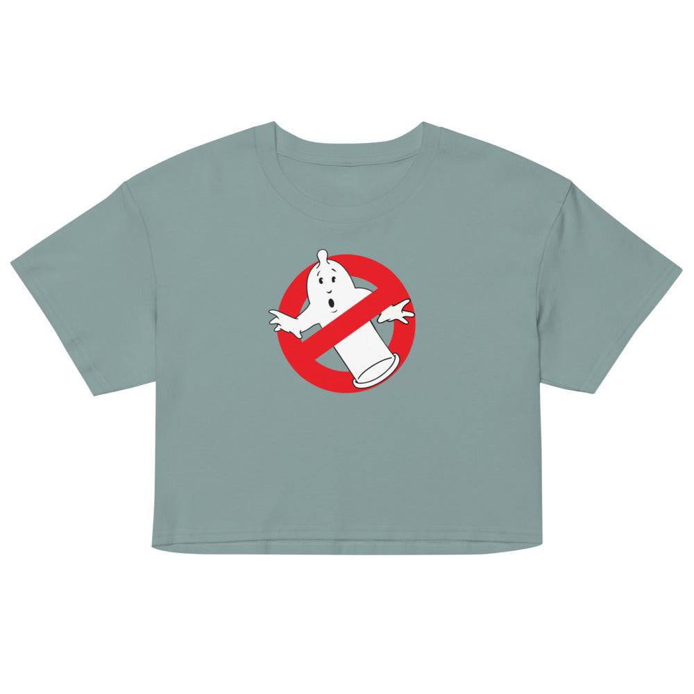Straight Outta Condoms (Crop Top) - Mineral
