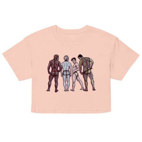 Monster Jocks (Crop Top) - Pale Pink
