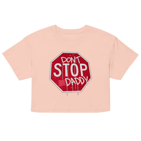 Don't Stop (Crop Top) - Pale Pink