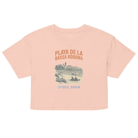 Playa de la Bassa Rodone (Crop Top) - Pale Pink