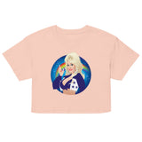 Here Comes the Rainbow (Crop Top) - Pale Pink