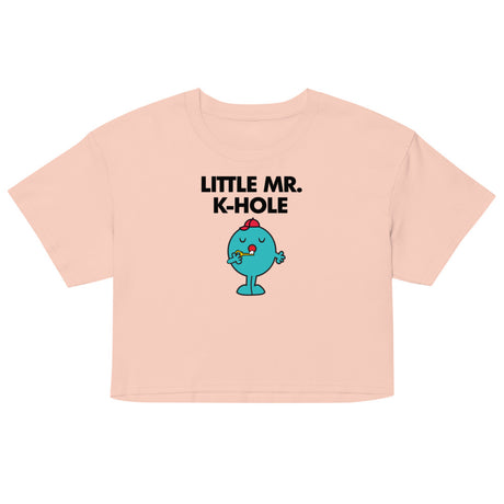 Little Mr. K-Hole (Crop Top) - Pale Pink