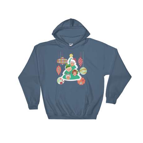 A Golden Christmas (Hoodie)-Christmas Hoodies-Swish Embassy