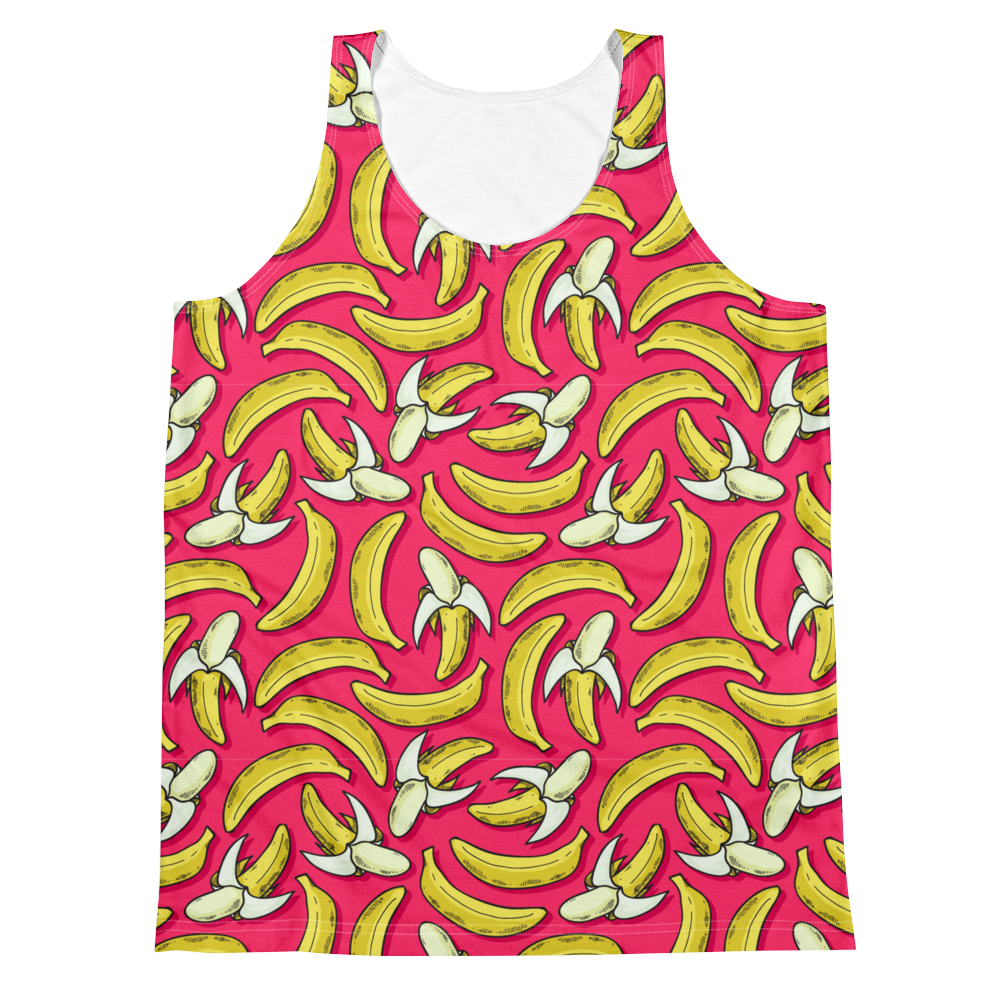 Bananas (Allover Tank Top)-Allover Tank Top-Swish Embassy