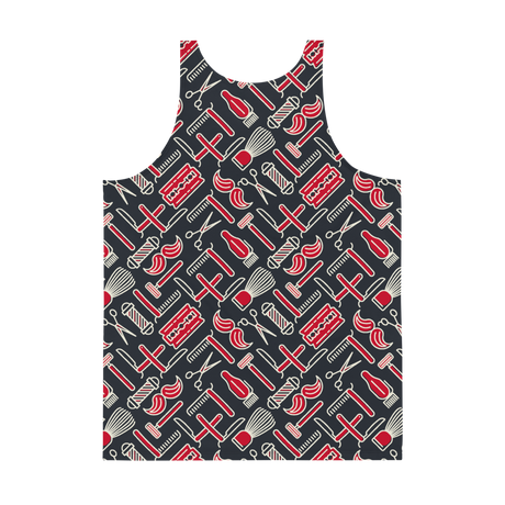 Barber Shop (Allover Tank Top)-Allover Tank Top-Swish Embassy