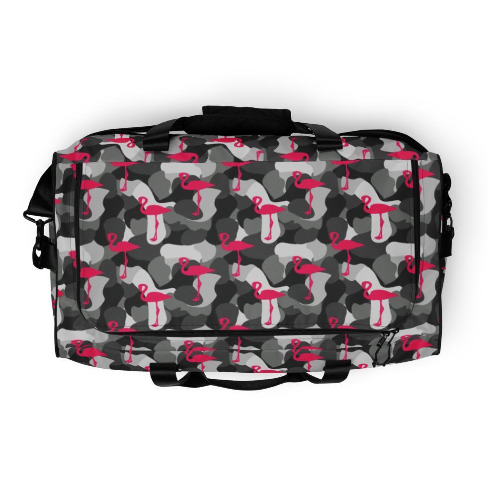 Battle Flamingo (Duffle bag)-Duffle Bag-Swish Embassy