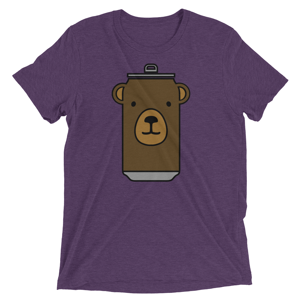 Bear Can (Retail Triblend)-Triblend T-Shirt-Swish Embassy