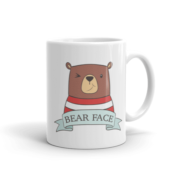 Bear Face (Mug)-Mugs-Swish Embassy