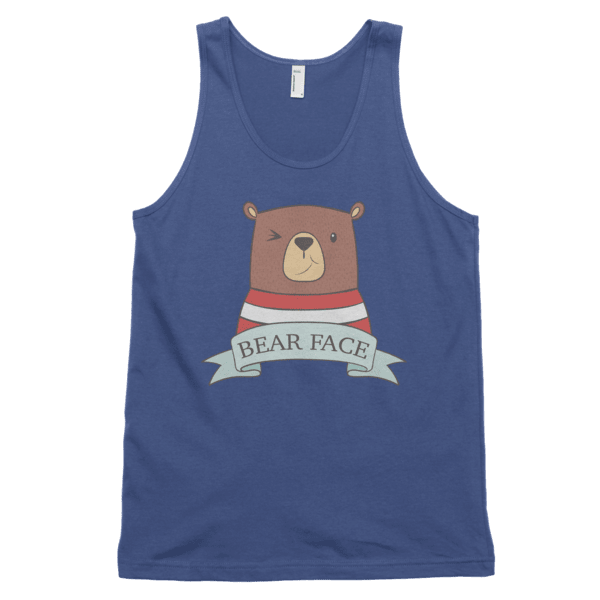 Bear Face (Tank)-Tank Top-Swish Embassy