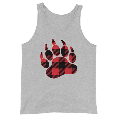 Bear Paw Plaid (Tank Top)-Tank Top-Swish Embassy