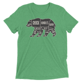 Bear's Anatomy (Retail Triblend)-Triblend T-Shirt-Swish Embassy