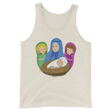 Birth of Cheesecake (Tank Top)-Christmas Tanks-Swish Embassy