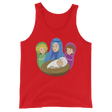 Birth of Cheesecake (Tank Top)-Christmas Tanks-Swish Embassy