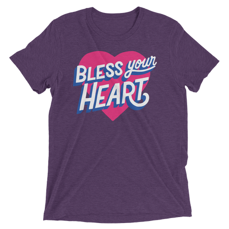 Bless Your Heart (Retail Triblend)-Triblend T-Shirt-Swish Embassy