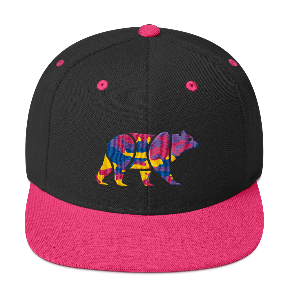 Camo Bear (Baseball Cap)-Headwear-Swish Embassy