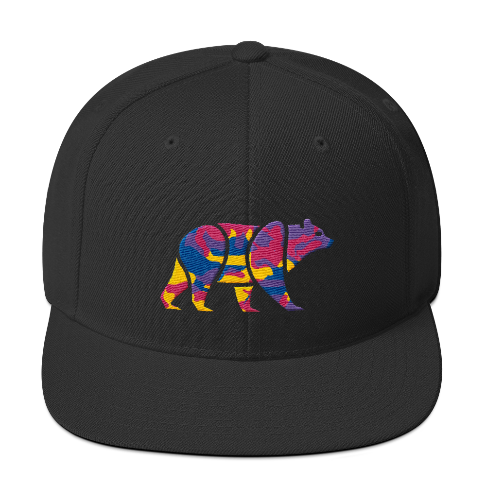 Camo Bear (Baseball Cap)-Headwear-Swish Embassy