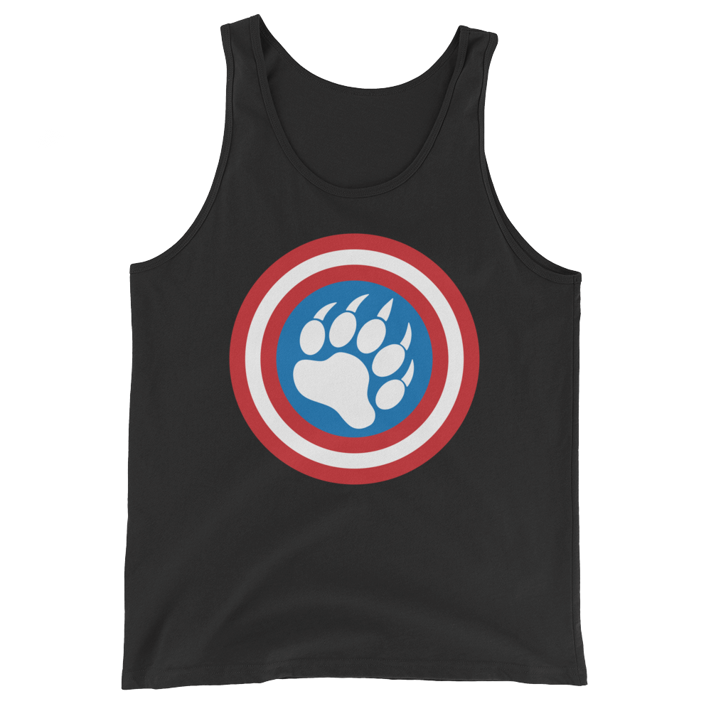 Cap'n Ameribear (Tank Top)-Tank Top-Swish Embassy