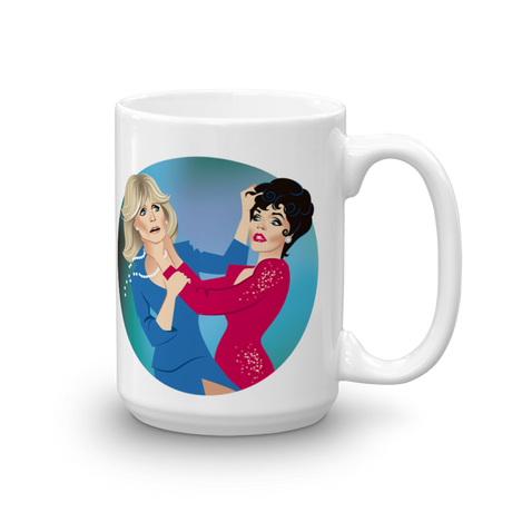 Cat Fight (Mug)-Mugs-Swish Embassy