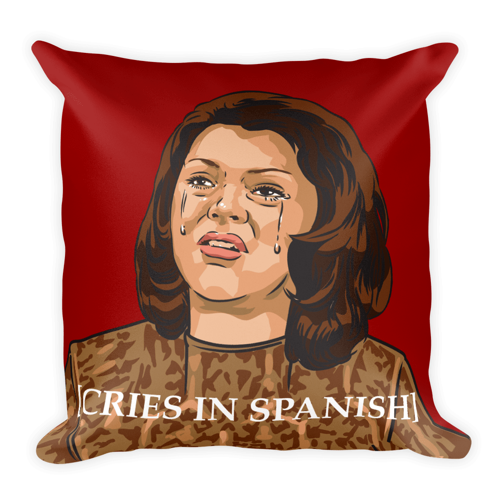 Cries in Spanish (Pillow)-Pillow-Swish Embassy