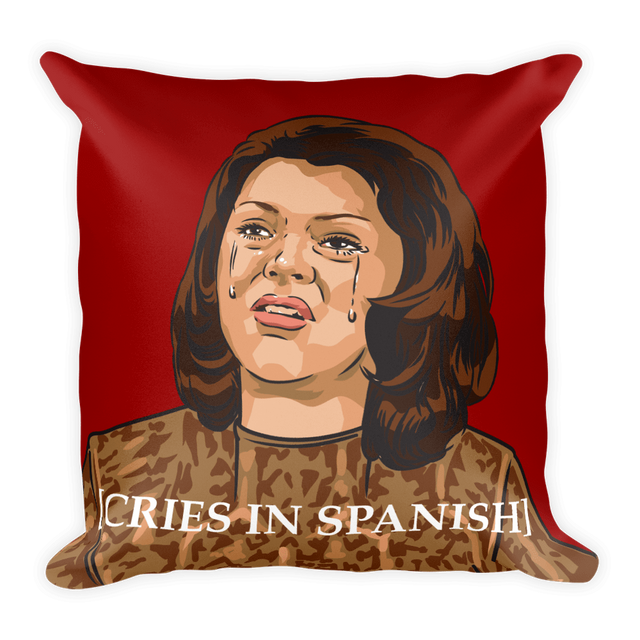 Cries in Spanish (Pillow)-Pillow-Swish Embassy