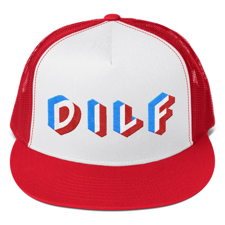 DILF (Mesh Trucker Cap)-Headwear-Swish Embassy