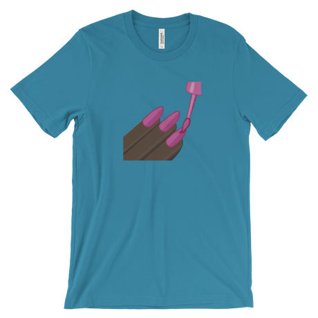 Dark Nail Polish Emoji-T-Shirts-Swish Embassy