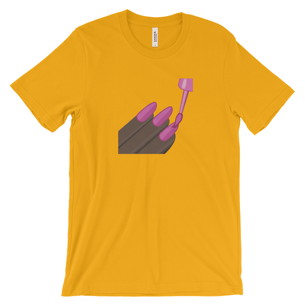 Dark Nail Polish Emoji-T-Shirts-Swish Embassy