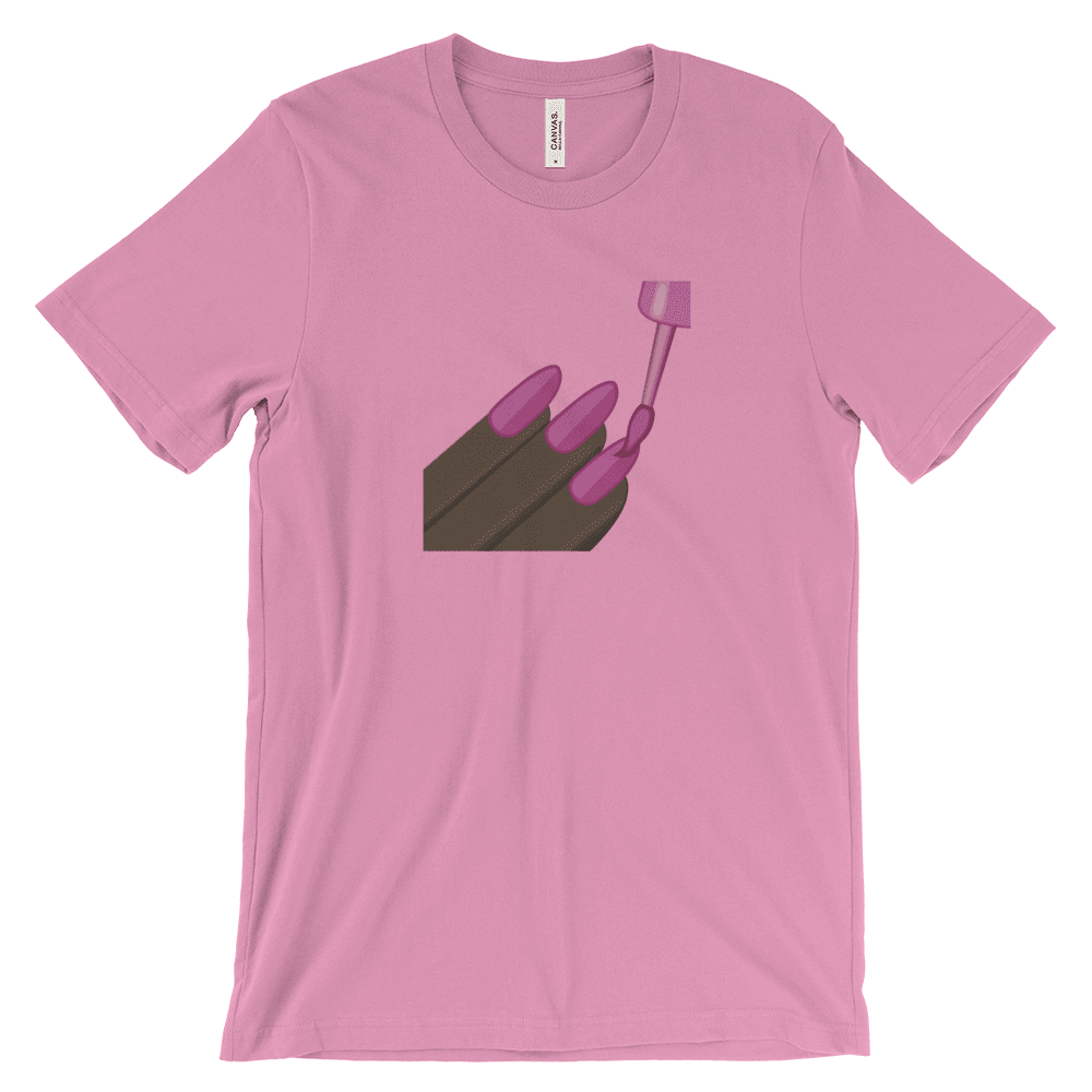 Dark Nail Polish Emoji-T-Shirts-Swish Embassy